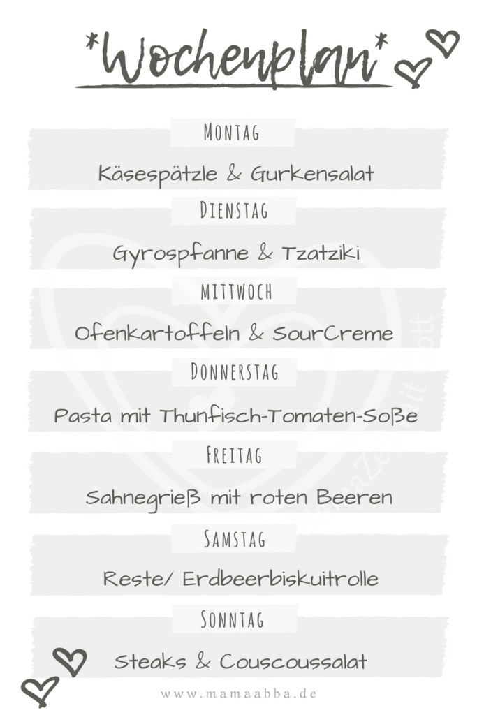 was gibt's zu essen?