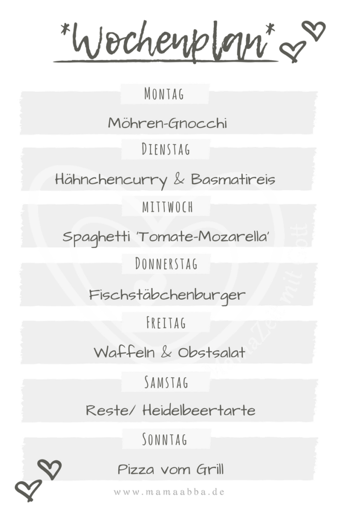 was gibt's zu essen?